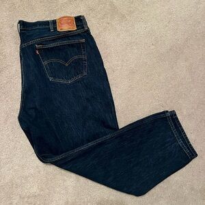 Levi's 501xx (luxury) Men's Dark Blue Jeans Size W50 L32